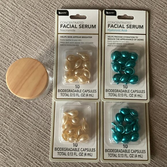 B Pure Concentrated Serum: 2 Hyaluronic Acid, 2 Niacinamide - 40 Total Plus Jar - Picture 2 of 9